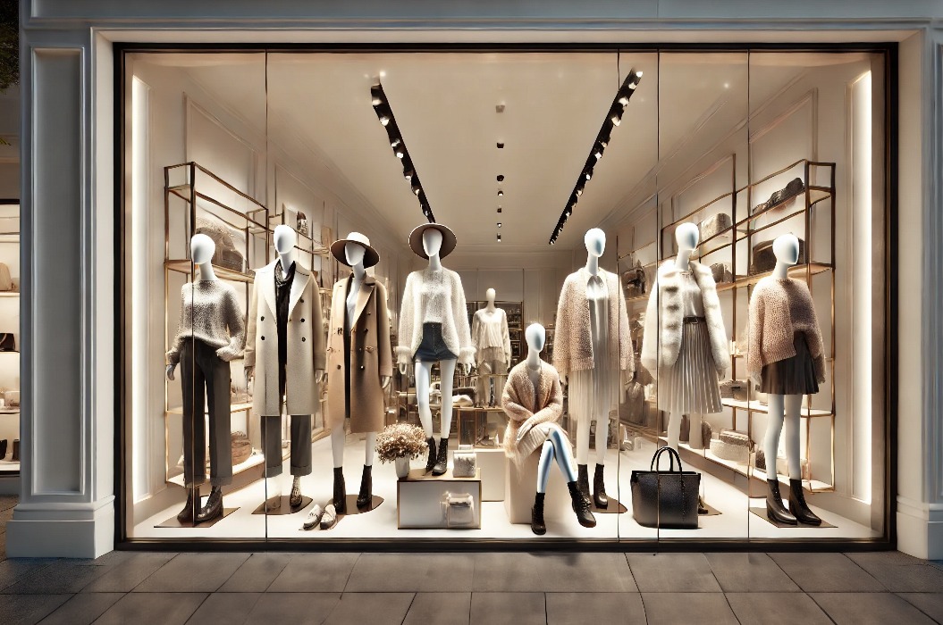 Schaufenster für Mode